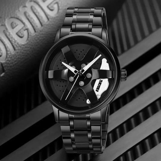 SKMEI 1787 ROLLING CAR WHEEL WATCH