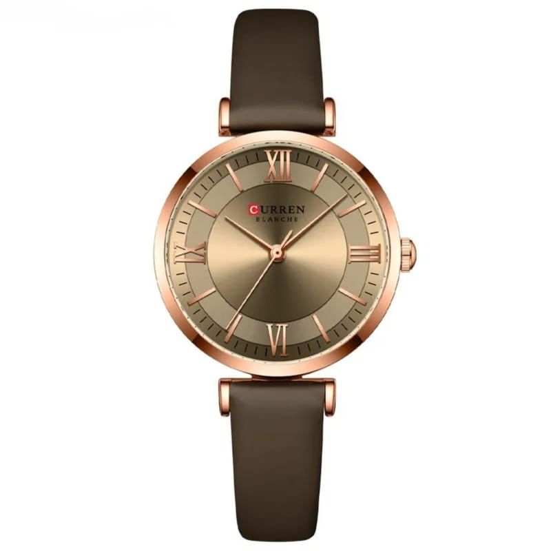 CURREN CASUAL CLOCK LEATHER QUARTZ WATCH