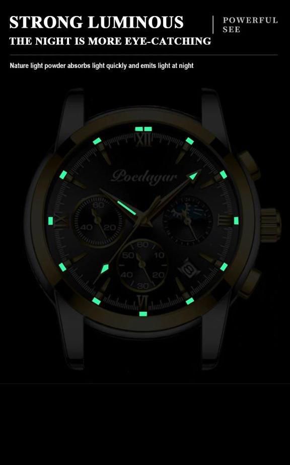 Poedagar Chronograph watch