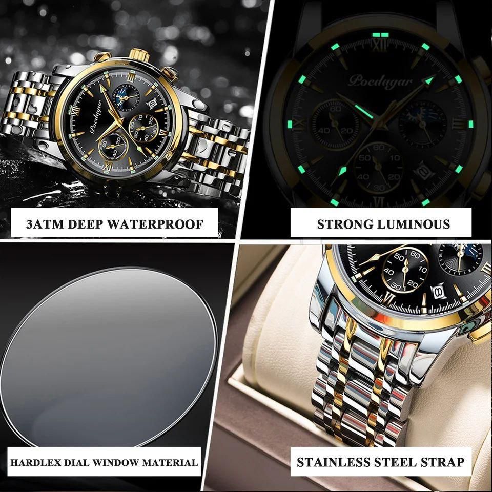 Poedagar Chronograph watch