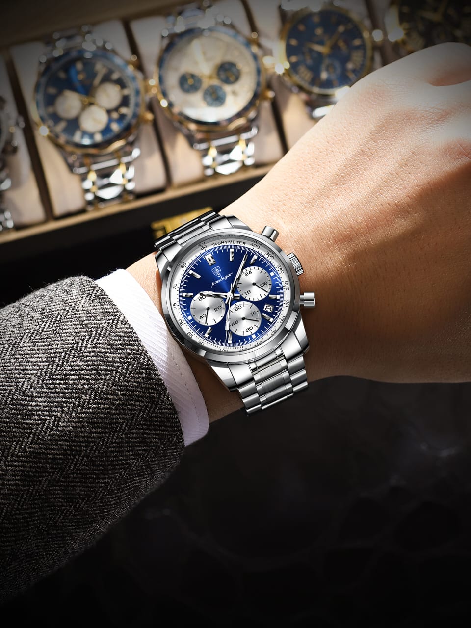 Poedagar 921 Chronograph Business watch