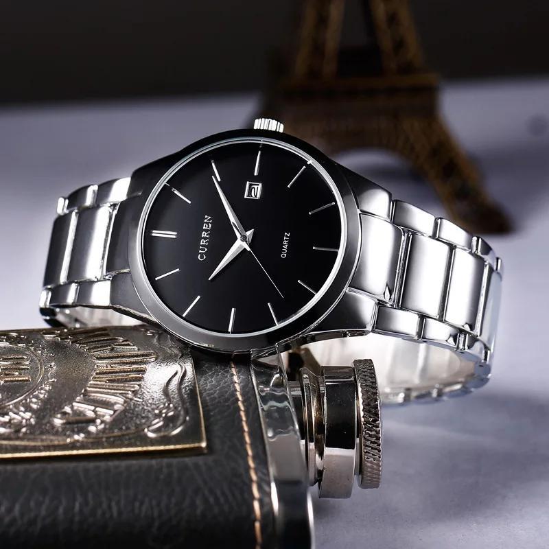 METTALIC CURREN GENTS WATCH