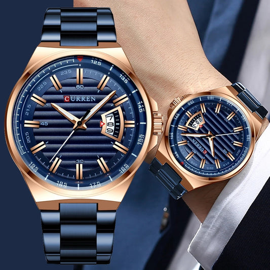 CURREN Sport Men Watch Top Brand Luxury Military Business Waterproof