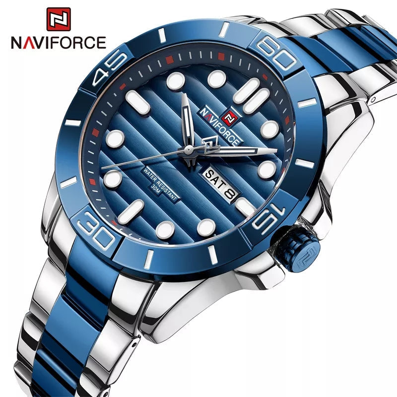 NAVIFORCE NF 9198 DAY&DATE DISPLAY QUARTZ WATCH