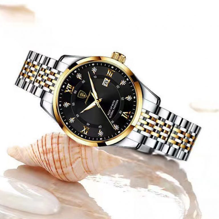 Poedagar Men day and date stainless
