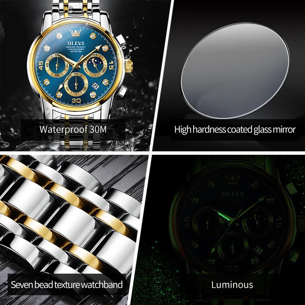 Olevs  2889 Chronograph watch