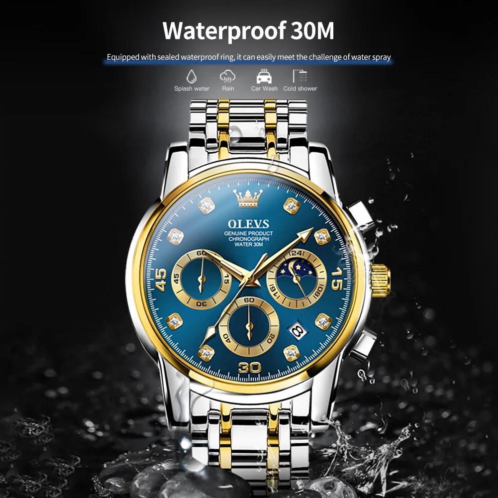 Olevs  2889 Chronograph watch
