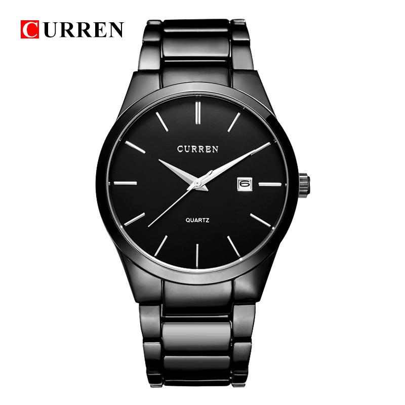 METTALIC CURREN GENTS WATCH