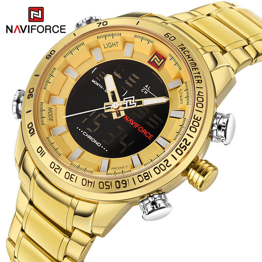 NAVIFORCE Men Military Sport Digital Quartz Wrist Watch